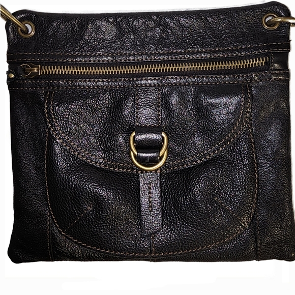 Soft Leather Crossbody (Vintage) by Fossil - Black - Picture 1 of 10